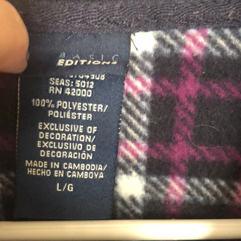 Basic Editions pullover size large - Picture 2 of 7